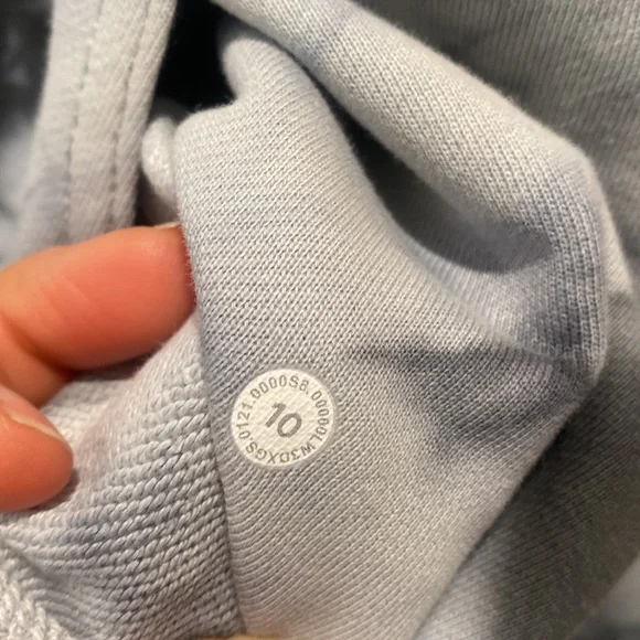 lululemon City Sweat Earth Dye in Earth Color Stone size 10 - Picture 5 of 5